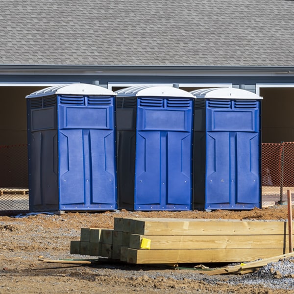 how do you ensure the portable restrooms are secure and safe from vandalism during an event in Mccurtain OK